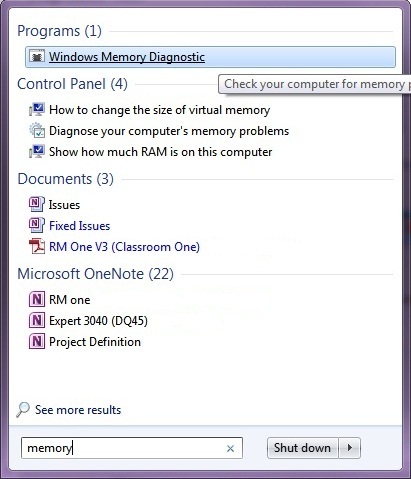 Memory Diagnostic Tool Logic Card