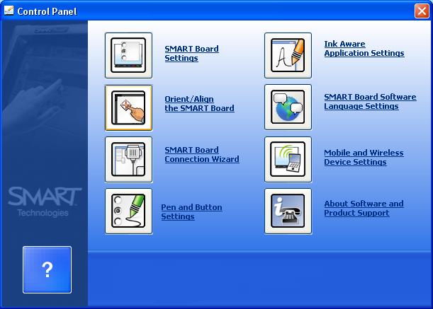 SMART Board Software : How to Perform an Advanced Orientation