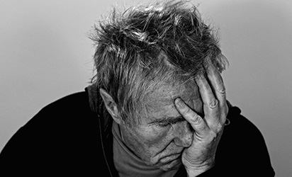 worried man