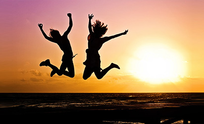 people jumping