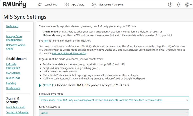 Unify help section image
