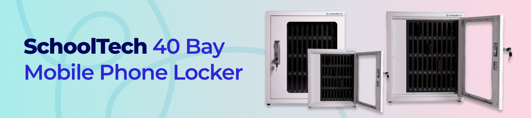 SchoolTech 40 Bay Mobile Phone Locker
