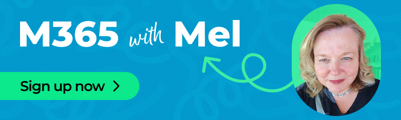M365withMel- web banner