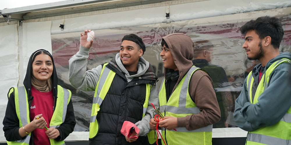 60 Year 9 and 10 students from the Fairfax Multi Academy Trust took part in the experience.