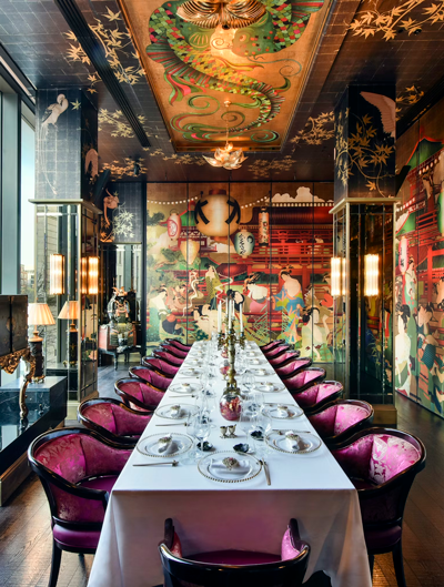 The Edo room at The Ivy Asia St Pauls